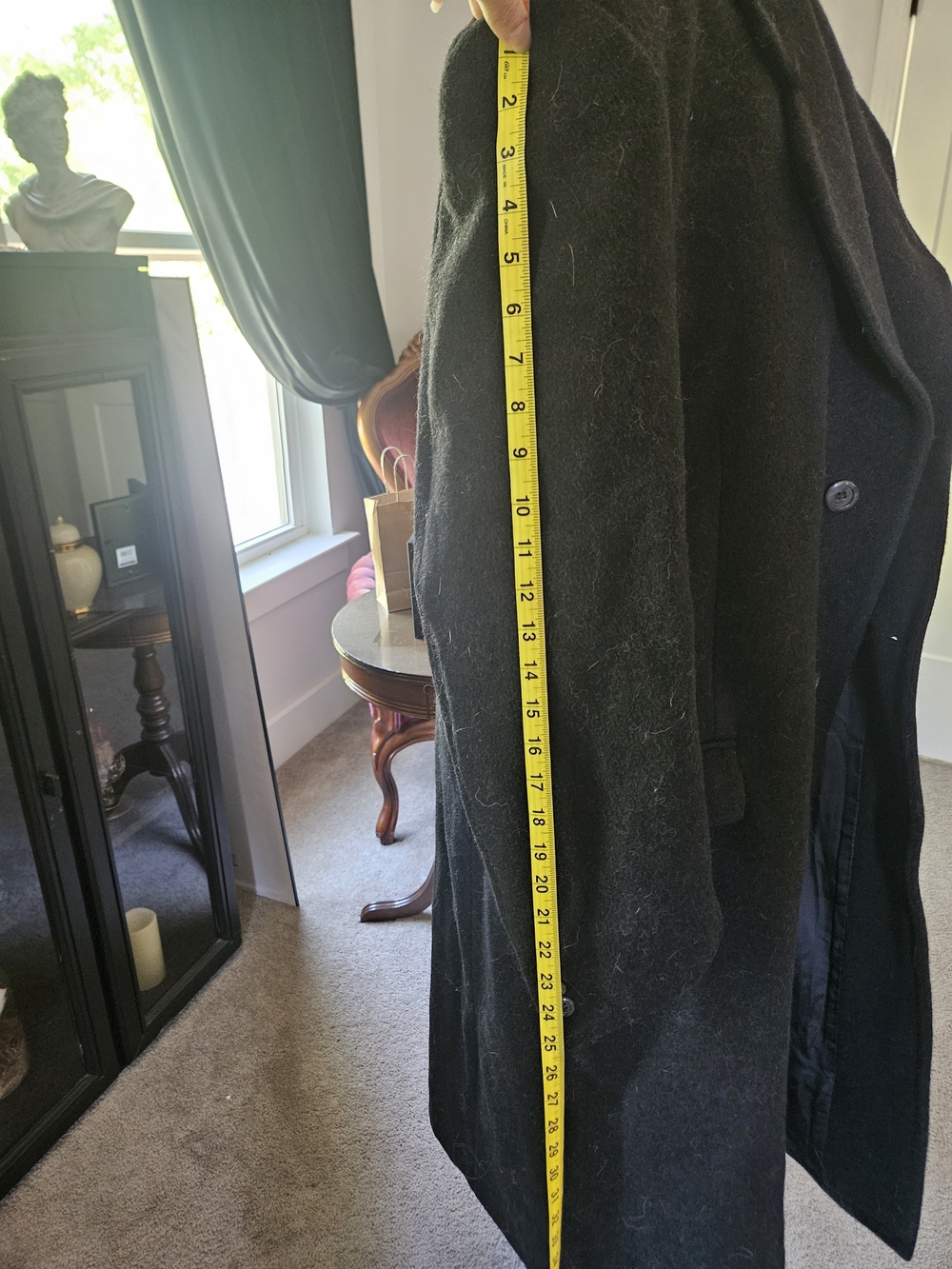 Classic Long Pea Coat - Picture 4 of 4